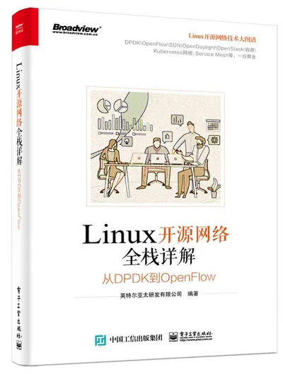 《Linux开源网络全栈详解：从DPDK到OpenFlow》高清电子书PDF 免费下载封面